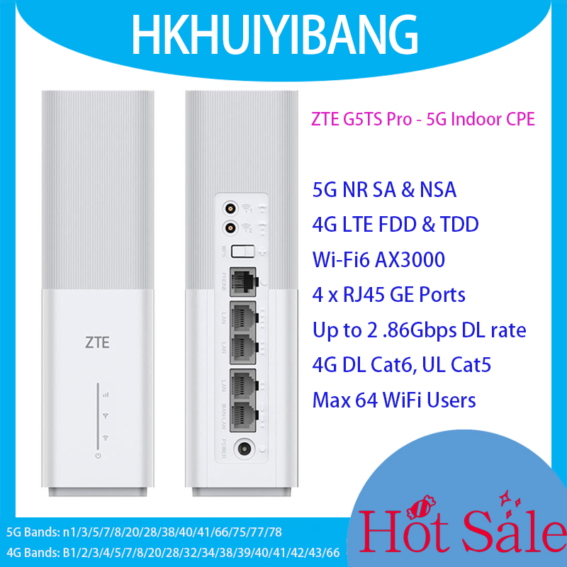4G Lte Modem Cat6 External Antenna - Routeur sans fil ZTE 5G CPE