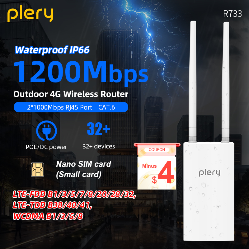 5G Cpe Router Outdoor - Routeur sans fil Plery WIFI 5
