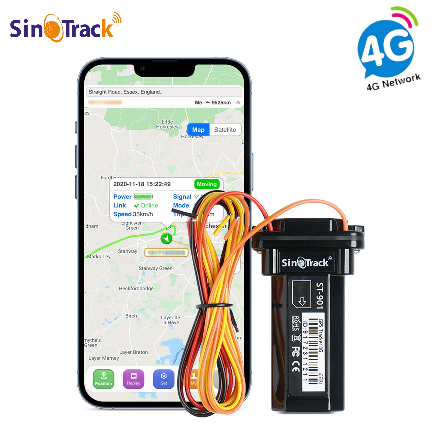 4G Lte Router Outdoor Waterproof - Mini traceur 4G ST-901L étanche avec