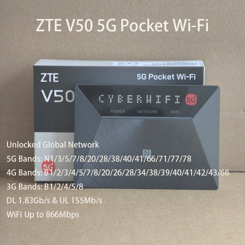 4G Router Dual Band Wifi Ac1200 - Routeur de poche ZTE 5G Mobile