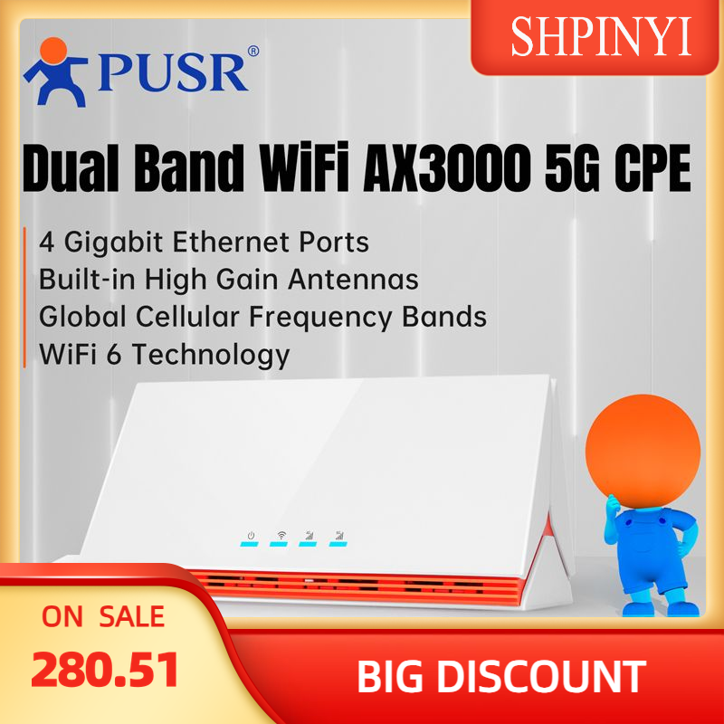 4G Router Sim Card Slot Gigabit - PUSR Global 4G/5G double bande WiFi6