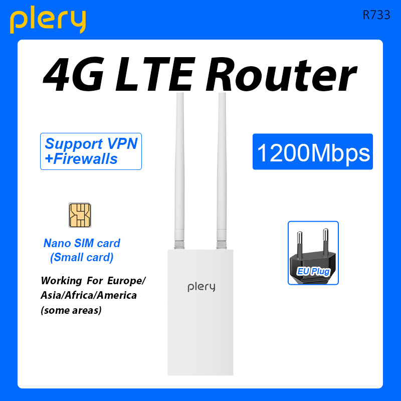 4G Router With Poe Wan - Routeur WIFI extérieur PLERY 1200 Mbps
