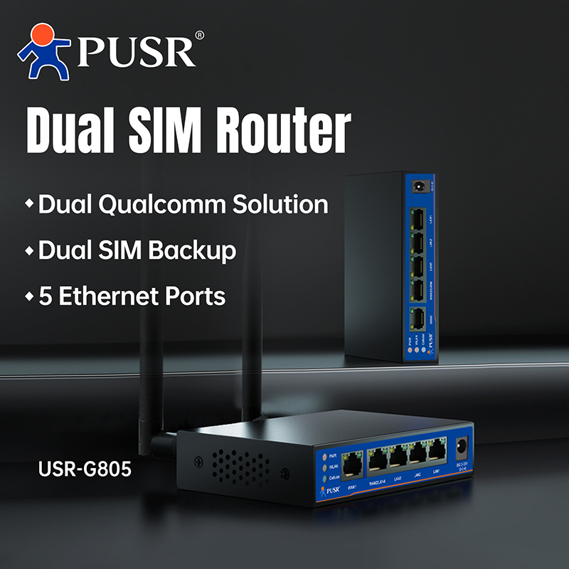 4G Router Dual Sim Failover - Routeur industriel PUSR 4G LTE, double