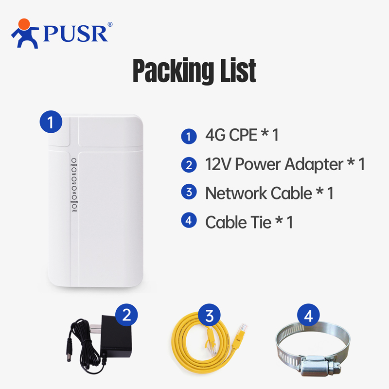 PUSR extérieur 4G LTE routeur  - 4G Lte Router Outdoor Waterproof avis et prix
