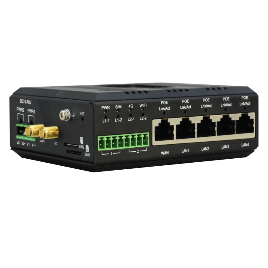 Routeur industriel 4G sur rail - 4G Router With Poe Wan avis et prix