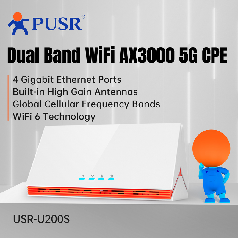 PUSR Global 4G/5G double bande - 4G Router Sim Card Slot Gigabit avis et prix