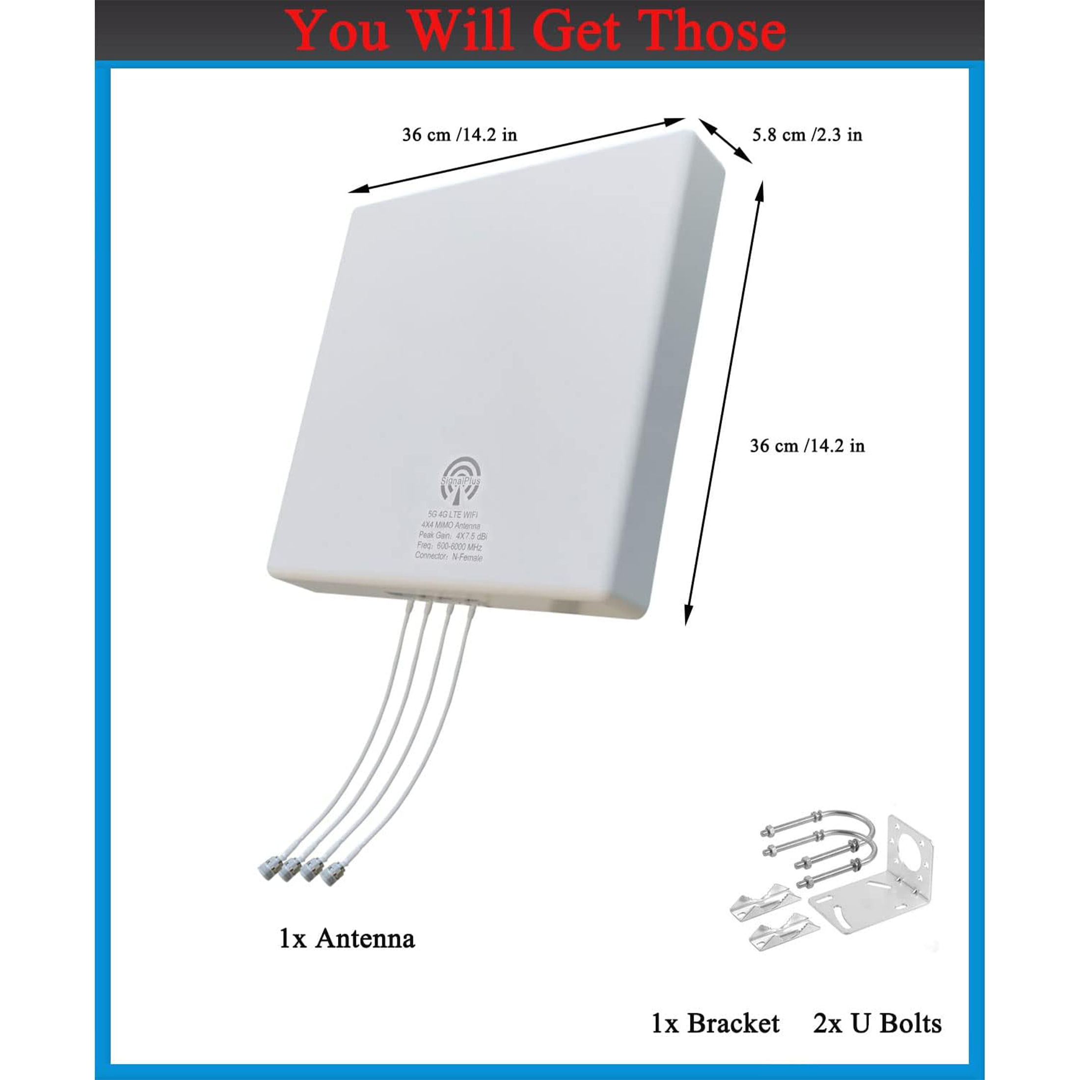 Antenne Panneau Directionnelle - Lte Antenna Mimo 4X4 Outdoor avis et prix