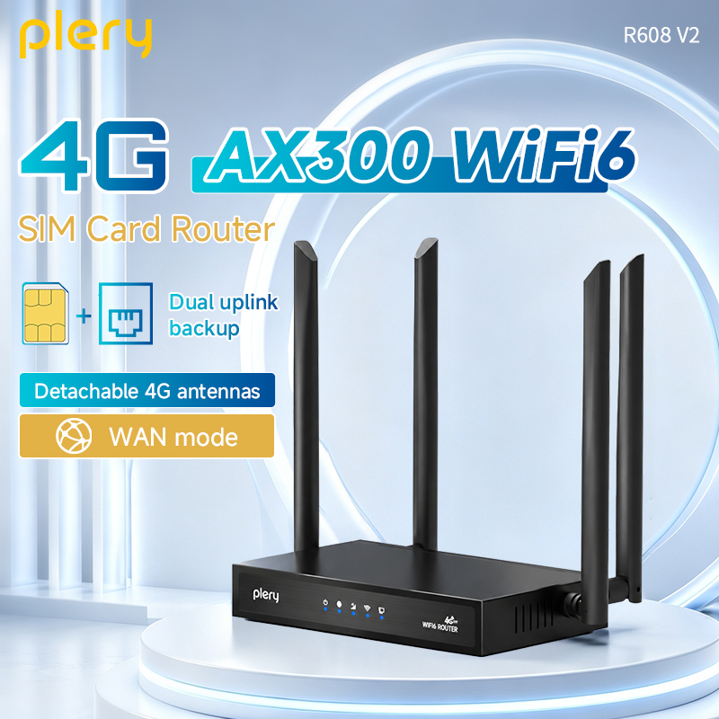 Routeur WiFi6 Plery R605 V2 4G - 4G Router With Poe Wan avis et prix