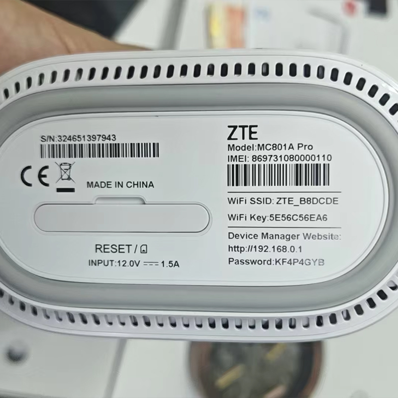 Routeur WiFi 5G d'intérieur ZT - 4G Router Sim Card Slot Gigabit avis et prix
