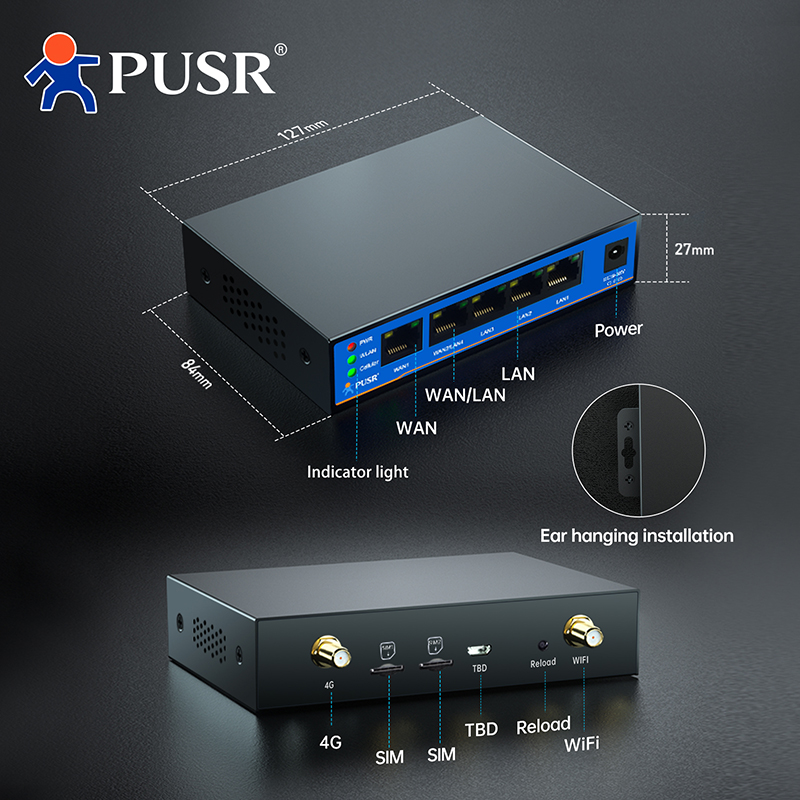 Routeur industriel PUSR 4G LTE - 4G Router Dual Sim Failover avis et prix