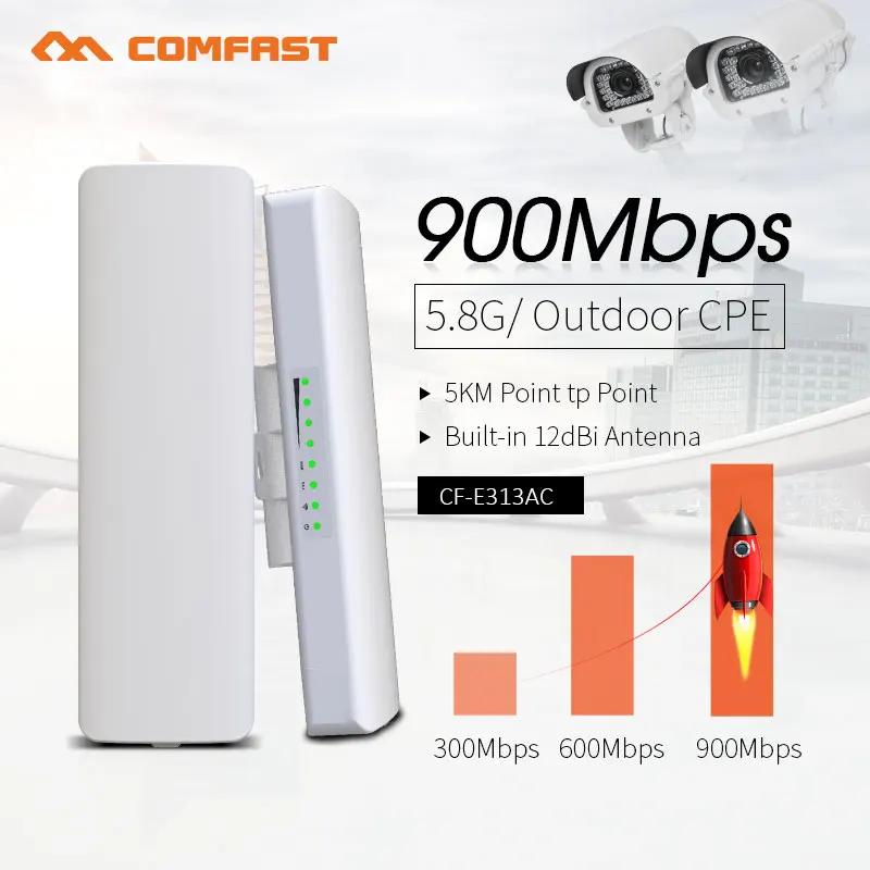 COMFAST 900 Mbps CPE extérieur - 5G Cpe Router Outdoor avis et prix
