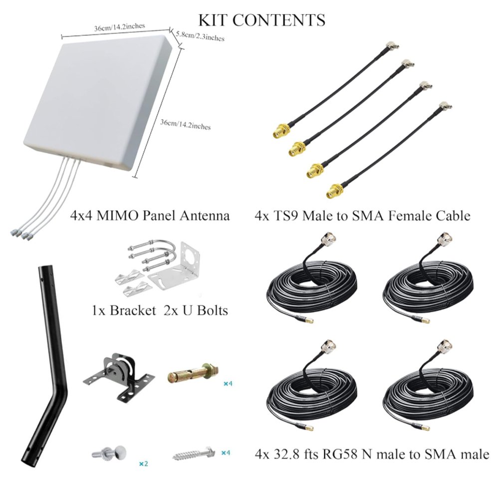Kit d'antennes directionnelles - Lte Antenna Mimo 4X4 Outdoor avis et prix