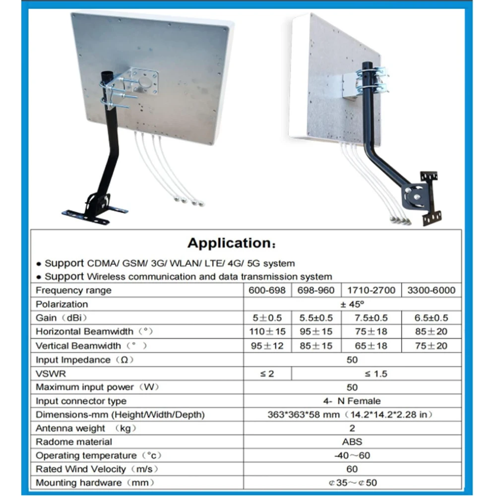 Kit d'antennes directionnelles - Lte Antenna Mimo 4X4 Outdoor avis et prix